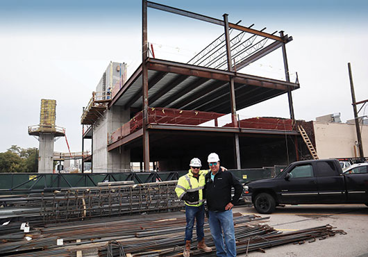 The construction site of a new shopping center on W. Roosevelt Road in Chicago, with a Bob’s Discount Furniture store as anchor. 